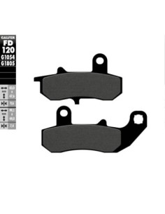 Pastillas GALFER FD120G1054 Semi Metal FD120G1054 | Motoauto
