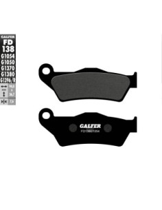 Pastillas GALFER FD138G1054 Semi Metal FD138G1054 | Motoauto