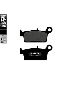 Pastillas GALFER FD147G1054 Semi Metal FD147G1054 | Motoauto