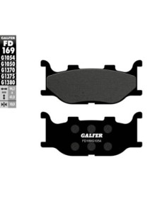Pastillas GALFER FD169G1054 Semi Metal FD169G1054 | Motoauto