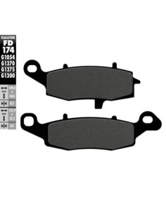 Pastillas GALFER  Semi Metal izquierda FD174G1054 | Motoauto