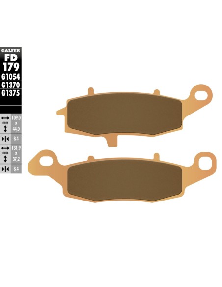 Pastillas GALFER Sinter Sport derecha FD179G1375 | Motoauto
