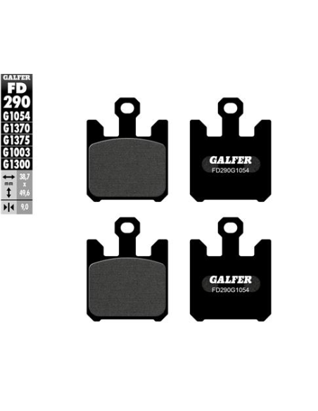 Pastillas GALFER FD290G1054 Semi Metal FD290G1054 | Motoauto