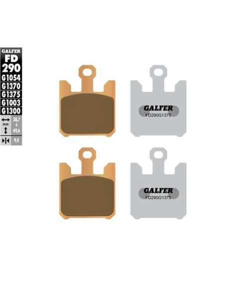 Pastillas GALFER FD290G1375 Sinter FD290G1375 | Motoauto