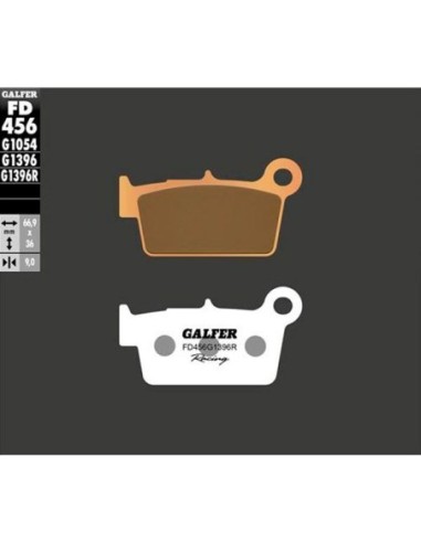 Pastillas GALFER FD291G1396 Sinter FD291G1396 | Motoauto