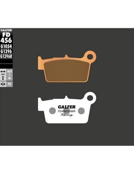 Pastillas GALFER FD291G1396R Sinter FD291G1396R | Motoauto