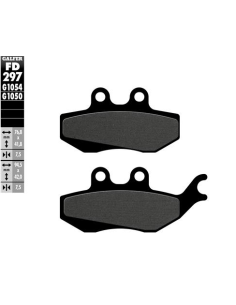 Pastillas GALFER FD297G1054 Semi Metal FD297G1054 | Motoauto