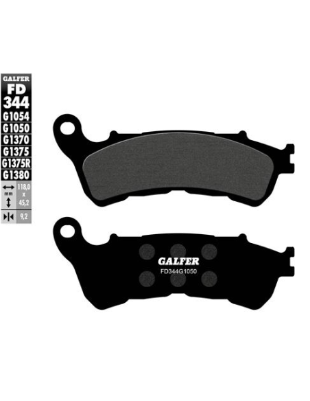 Pastillas GALFER FD344G1380 Scooter FD344G1380 | Motoauto