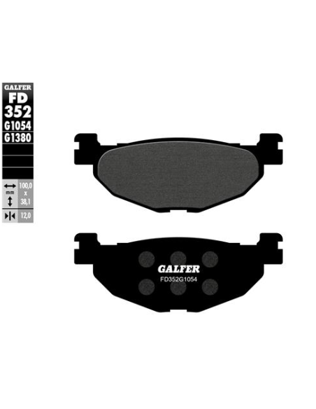 Pastillas GALFER FD352G1380 Scooter FD352G1380 | Motoauto