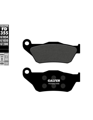 Pastillas GALFER FD355G1380 Scooter FD355G1380 | Motoauto