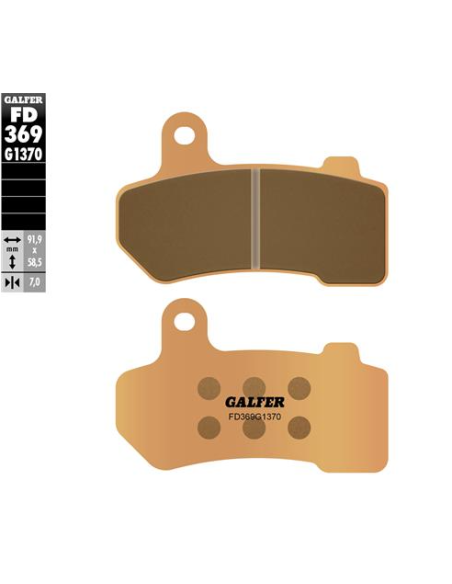 Pastillas GALFER FD369G1370 Sinter FD369G1370 | Motoauto