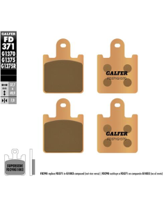 Pastillas GALFER FD371G1375 Sinter FD371G1375 | Motoauto