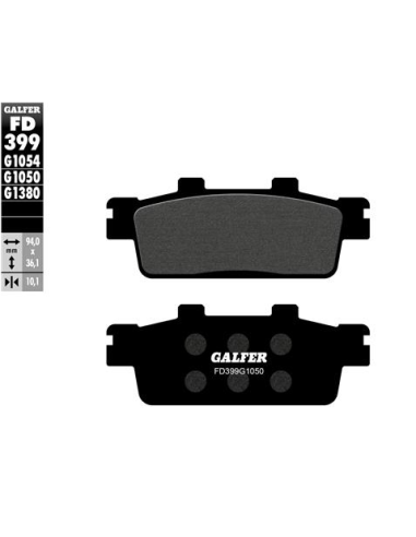 Pastillas GALFER FD399G1050 Scooter FD399G1050 | Motoauto