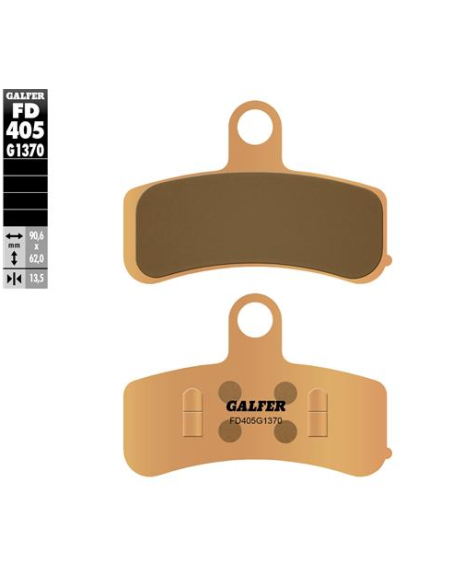 Pastillas GALFER FD405G1370 Sinter FD405G1370 | Motoauto