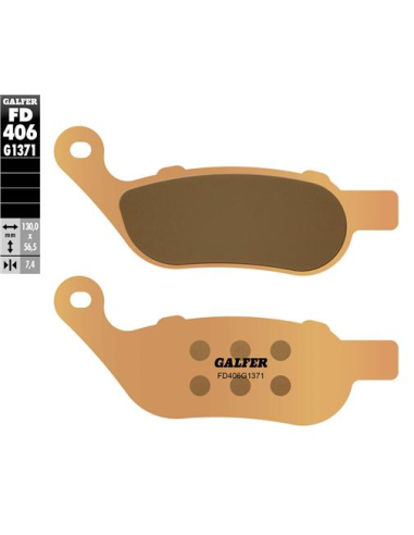 Pastillas GALFER FD406G1371 Sinter FD406G1371 | Motoauto