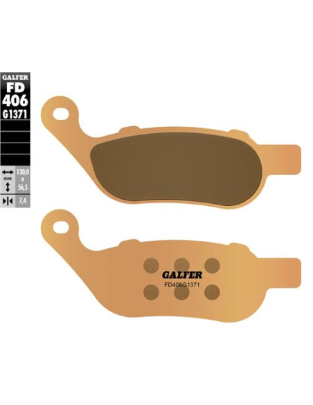 Pastillas GALFER FD406G1371 Sinter FD406G1371 | Motoauto