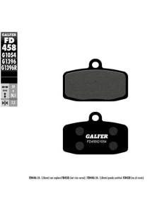 Pastillas GALFER FD458G1054 Semi Metal FD458G1054 | Motoauto