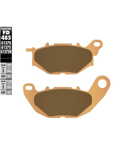 Pastillas GALFER FD485G1370 Sinter FD485G1370 | Motoauto