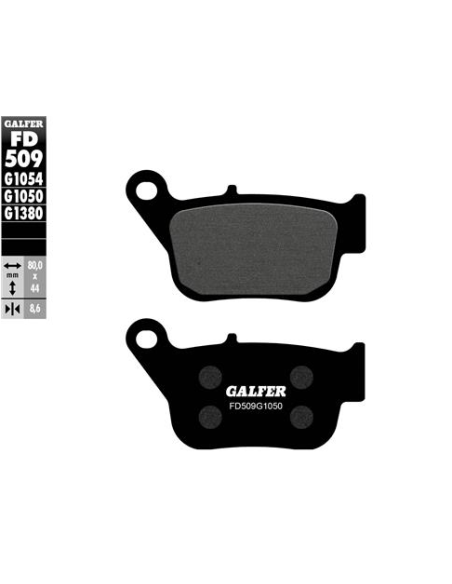 Pastillas GALFER FD509G1380 Scooter FD509G1380 | Motoauto