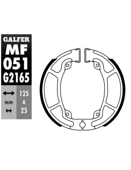 MORDAZA FRENO GZ 051-HONDA MF051G2165 | Motoauto