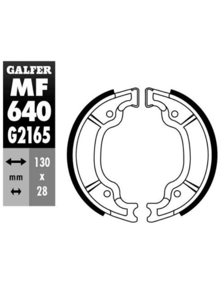 MORDAZA FRENO GZ 640-YAMAHA MF640G2165 | Motoauto