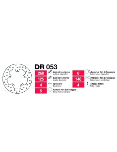 Discos De Freno Del-Tras Piaggio Varios DR053 | Motoauto