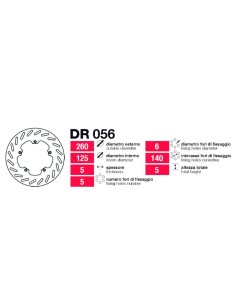 Disco Grimeca Delt Piaggio X8-X9 - DR056 DR056 | Motoauto