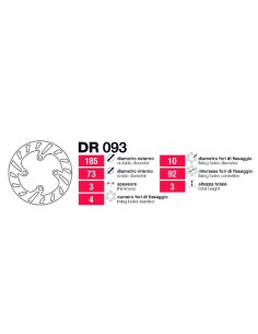 Discos De Freno Delt.Betamotor Varios DR093 | Motoauto