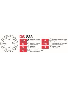Discos De Freno Delt Honda Cr80-Crf150 DS233 | Motoauto