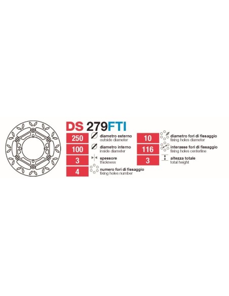 Discos De Freno Delt Kawa Kx- Suzuki DS279FTI | Motoauto