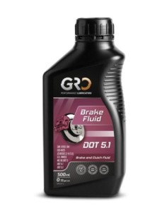 Liquido de frenos GRO  DOT 5.1 500ML 9030386 | Motoauto