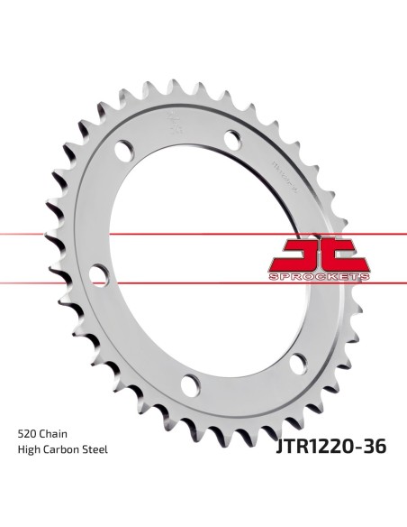 Corona JT Sprockets Acero JTR122036 | Motoauto