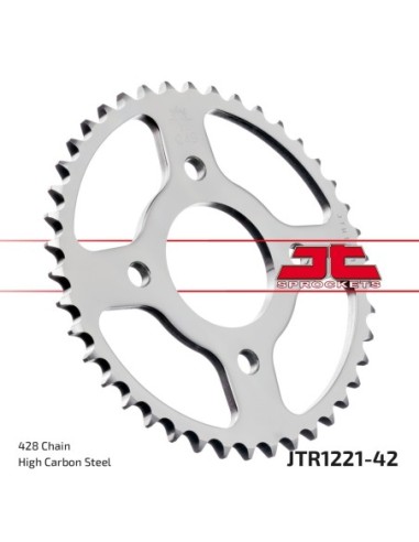 Corona JT Sprockets Acero JTR122142 | Motoauto