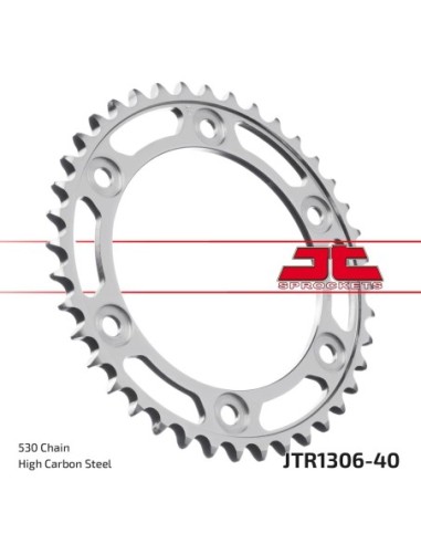 Corona JT Sprockets Acero JTR130640ZBK | Motoauto