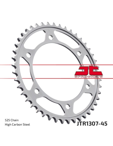 Corona JT Sprockets Acero JTR130745 | Motoauto