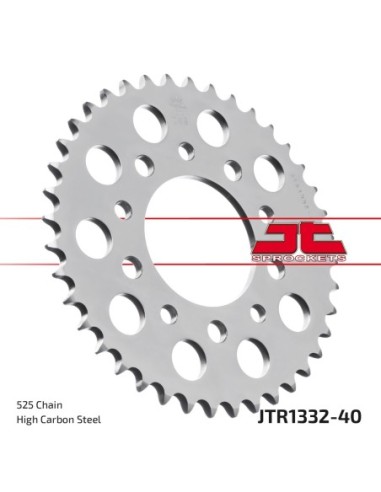 Corona JT Sprockets Acero JTR133240ZBK | Motoauto