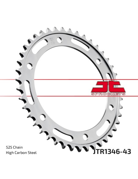 Corona JT Sprockets Acero JTR134643 | Motoauto