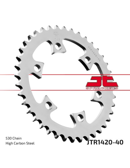 Corona JT Sprockets Acero JTR142040 | Motoauto