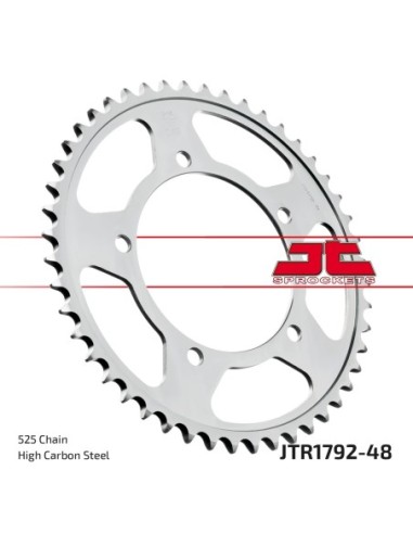 Corona JT Sprockets Acero JTR179248ZBK | Motoauto