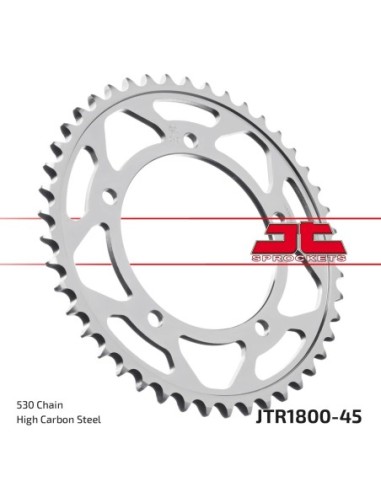 Corona JT Sprockets Acero JTR180045ZBK | Motoauto
