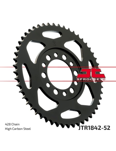 Corona JT Sprockets Acero JTR184252 | Motoauto