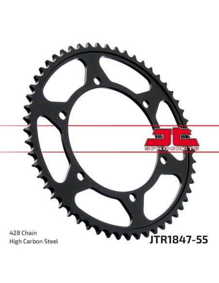 Corona JT Sprockets Acero JTR184755 | Motoauto