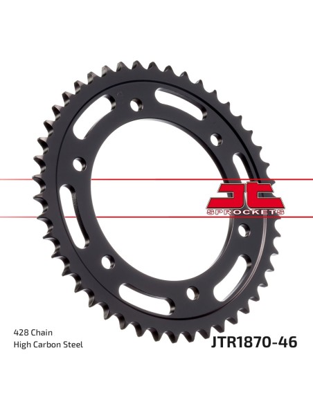 Corona JT Sprockets Acero JTR187046 | Motoauto