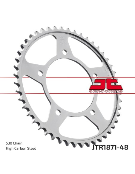 Corona JT Sprockets Acero JTR187148 | Motoauto