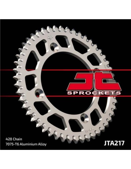 Corona de aluminio JT Sprockets 21755AL | Motoauto