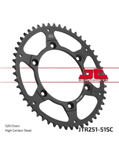 Corona JT Sprockets Acero JTR25151SC | Motoauto