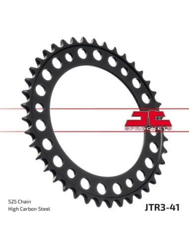 Corona JT Sprockets Acero JTR341ZBK | Motoauto