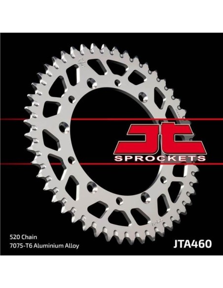 Corona JT Sprockets aluminio 46047AL | Motoauto