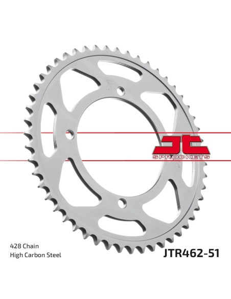 Corona JT Sprockets Acero JTR46251 | Motoauto