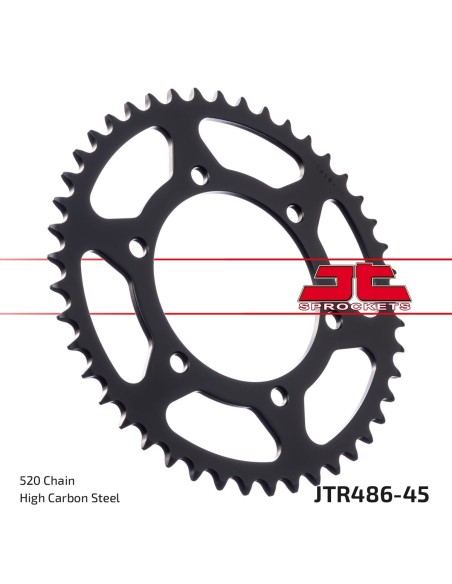 Corona JT Sprockets Acero JTR48645 | Motoauto